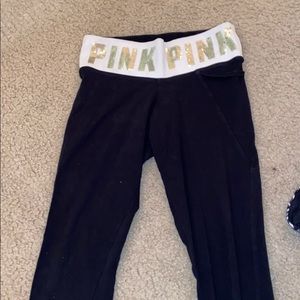 black leggings from pink
